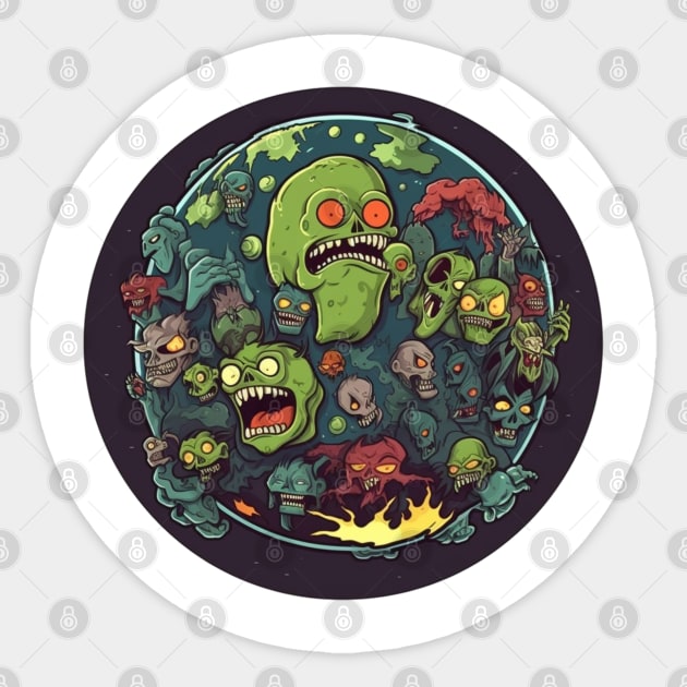 Alien Invasion Sticker by stickercuffs